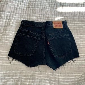 Women’s levi shorts 501 high rise